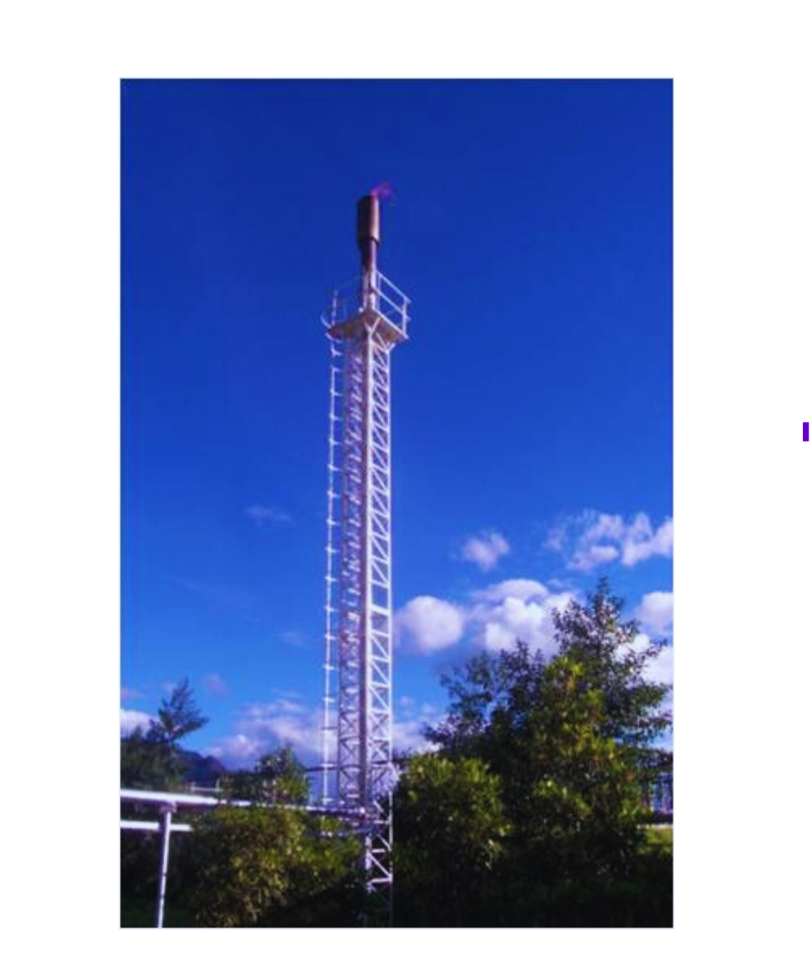 Antorcha para quema de gas