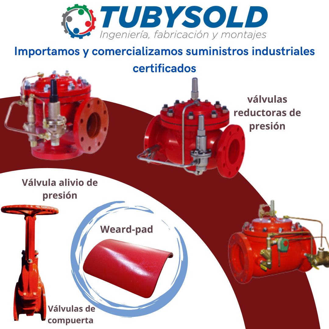 Suministros industriales para agua y contra incendios